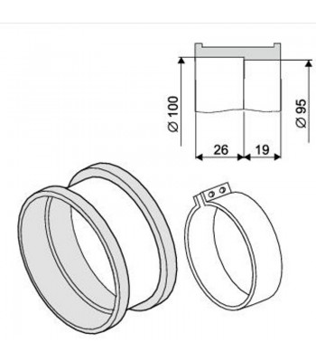 Манжета, ?100/95мм / M3D Манжета, ?100/95мм / M3D